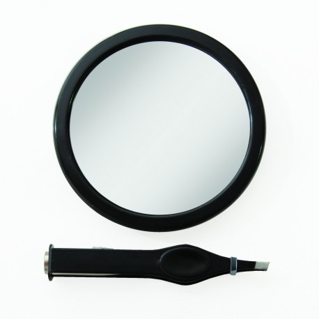 Ez Grip Spot Mirror 12x Lighted Tweezers Travel Pack Ez Grip Spot Mirror 12x Lighted