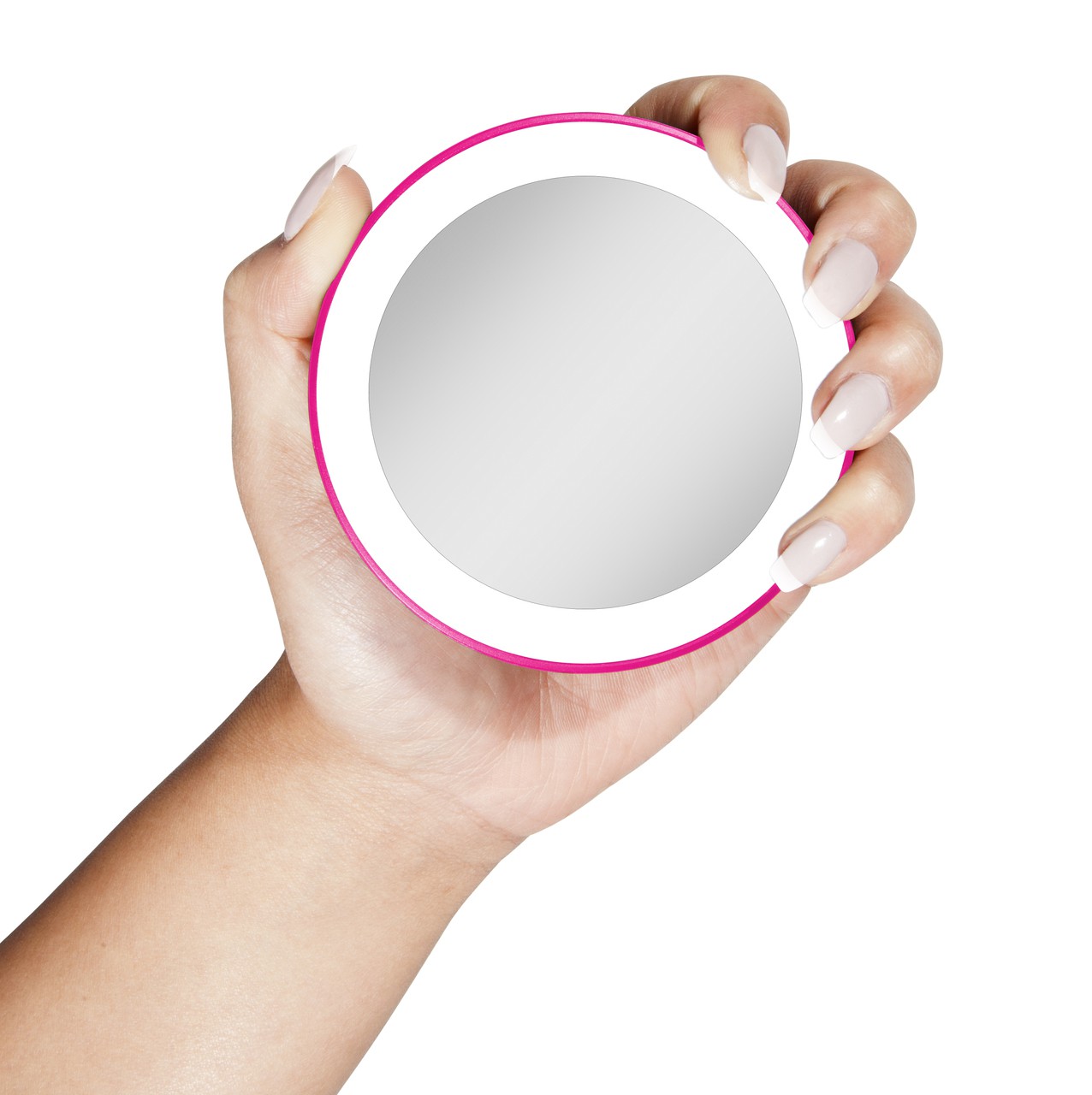 Specchio Ingranditore 2 In 1 Con Luce: 1x E 15x Ingrandimento, Illuminato, Ideale Per Trucco E Cura Della Persona
