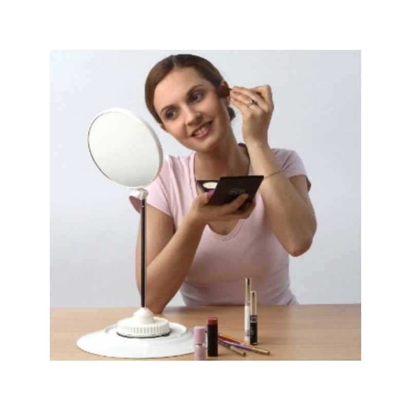 telescoping makeup mirror