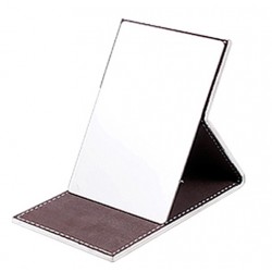 Specchio metallico normale con cuoio
