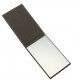 Miroir normal en métal avec étui cuir