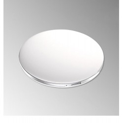 Double miroir poche LED et USB 3x - COMPACT - BLANC