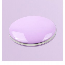 Mini Doppel-Spiegel LED-USB 3x für die Tasche - VIOLETT