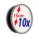 Grande specchio che amplia 6x o 10x - Grande ventosa con giunto magnetico