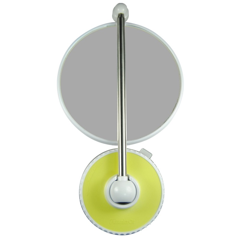 Miroir Maquillage Lumineux Miroir Maquillage Auxmir - Grossissement 10X/1X, Éclairage LED 3 Modes, Plug EU - Chromé Miroir Grossissant X10